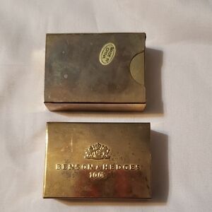 Set Of 2 Vintage Ashtrays/matchstick Boxes